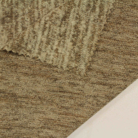 Brown Fine-Marl Knit, Poly-Viscose