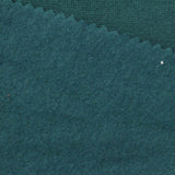 Brushed Polyester Cotton French Terry Fabric, 250 gsm, 175 cm — Green — photo 2