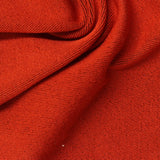 Polyester Stretch French Terry Fabric, 245 gsm, 152 cm — Red — photo 2