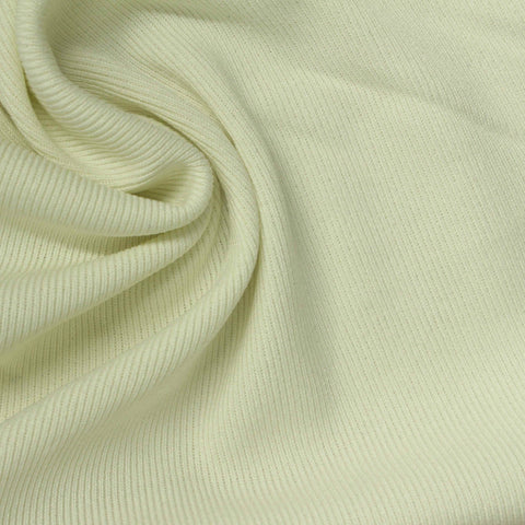 Polyester Stretch Rib Knit Fabric, 365 gsm, 150 cm — Green