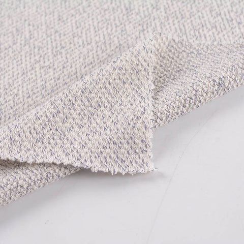 Dark Grey Marl Chunky Knit, Cotton, 203 gsm