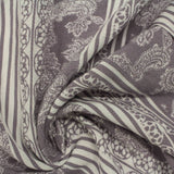 Cream Vertical-Stripe Woven, Viscose — photo 2