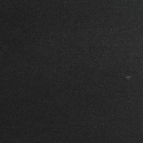 Polyester Stretch Ponte Knit Fabric, 390 gsm, 160 cm — Black