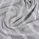 White Stripes Knit, Viscose-Poly — photo 2