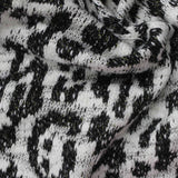 Black Animal Print Jacquard — photo 2