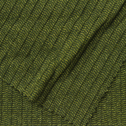 Green Marl Rib Knit, Viscose