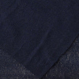 Viscose Polyester Stretch Chunky Knit Fabric, 135 gsm, 125 cm — Navy — photo 2