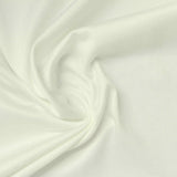Brushed Polyester Stretch Milk Silk Knit Fabric, 164 gsm, 180 cm — White — photo 2