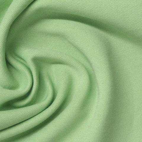 Cotton Polyester Scuba Knit Fabric, 320 gsm, 160 cm — Green