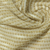 Jacquard Polyester Metallic Chunky Knit Fabric, 145 gsm, 146 cm — Beige — photo 2
