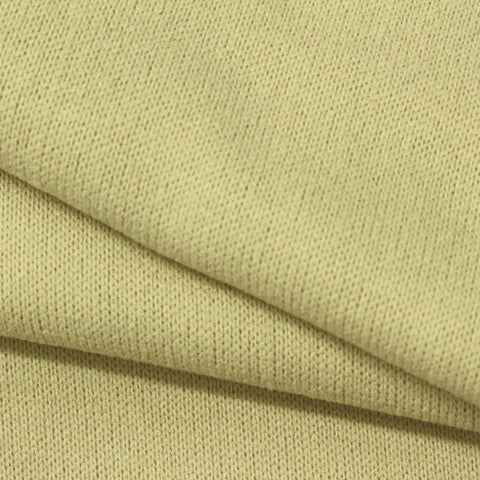 Brushed 100% Polyester Chunky Knit Fabric, 251 gsm, 165 cm — Khaki
