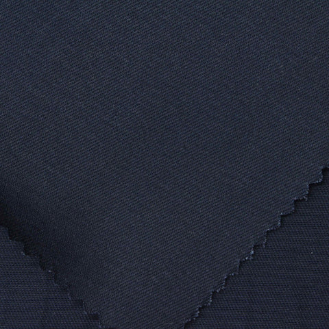 Cotton Stretch Woven Fabric, 260 gsm, 132 cm — Navy