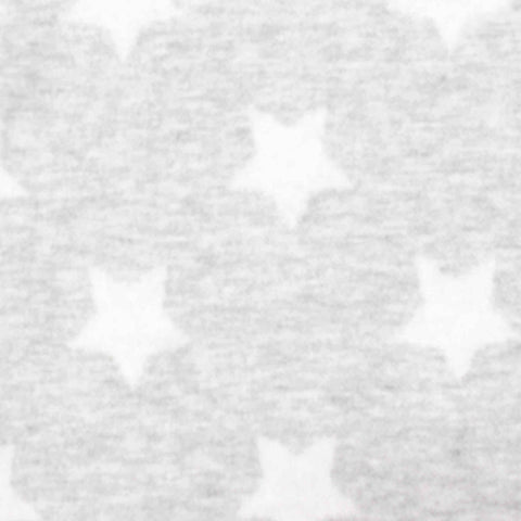 Light Grey Marl Interlock Knit, Poly-Viscose, 305 gsm