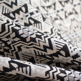 Black Geometric Jacquard, Polyester — photo 2