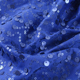 Blue Sequins Knit, Polyester — photo 2