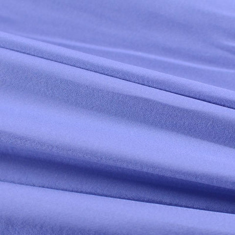 100% Polyester Satin Fabric, 70 gsm, 150 cm — Blue