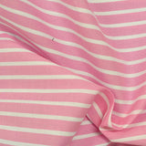 Pink Vertical-Stripe Poplin, Cotton — photo 2