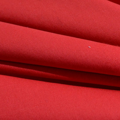 Cotton Stretch Woven Fabric, 150 gsm, 147 cm — Red, ref EF-3792