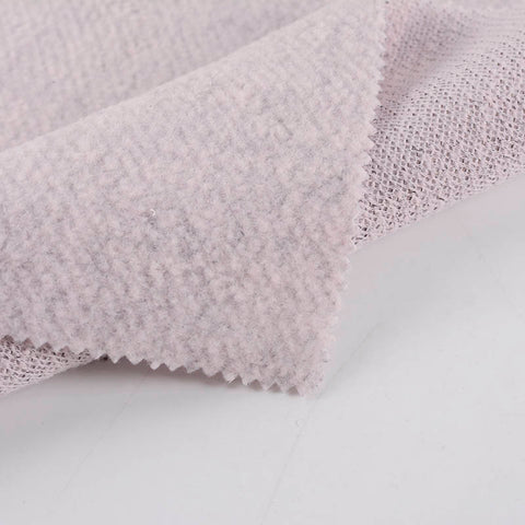 Dark Grey Marl Interlock Knit, Poly-Cotton, 289 gsm