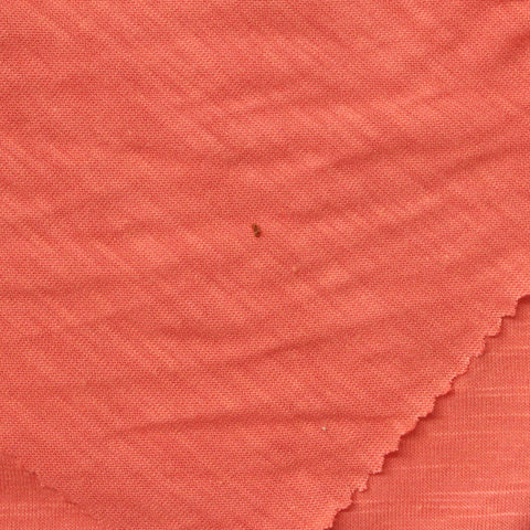 Orange Marl Jersey Knit, Cotton-Modal