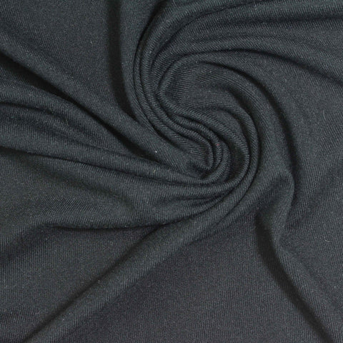Brushed Polyester Stretch Milk Silk Knit Fabric, 195 gsm, 170 cm — Grey