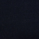 Polyester Cotton Stretch Chunky Knit Fabric, 200 gsm, 155 cm — Navy — photo 2