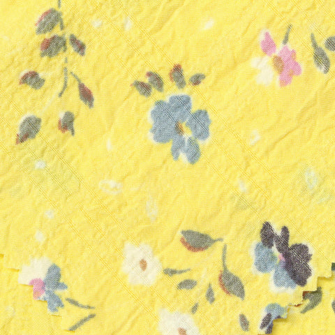 Yellow Floral Woven