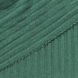 Viscose Polyester Rib Knit Fabric, 190 gsm — Green — photo 2