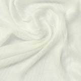 100% Viscose Rib Knit Fabric, 62 gsm, 133 cm — White — photo 2