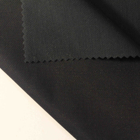Nylon Viscose Stretch Interlock Knit Fabric, 180 gsm, 153 cm — Grey