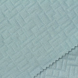 Light Blue Tone-on-Tone Jacquard, Polyester — photo 2