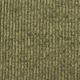 Light Green Marl Rib Knit, Polyester — photo 2