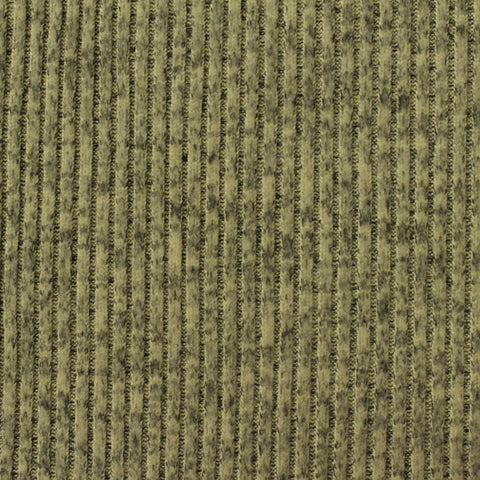 Light Green Marl Rib Knit, Polyester, 453 gsm