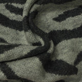 Dark Grey Zebra Interlock Knit, Cotton-Poly — photo 2