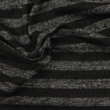 Black Stripes Chunky Knit, Poly-Viscose — photo 2