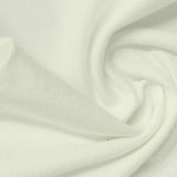 100% Cotton Jersey Knit Fabric, 280 gsm, 130 cm — White — photo 2