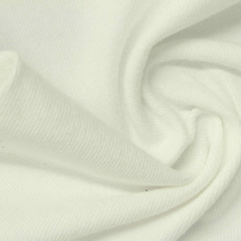 Off-White Jersey Knit, Cotton