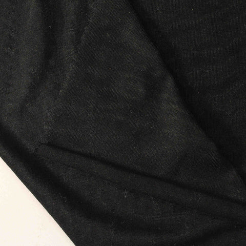 Black Jersey Knit, Viscose