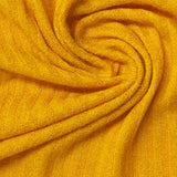 Viscose Polyester Rib Knit Fabric, 180 gsm — Yellow — photo 2