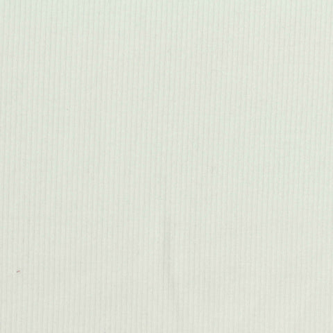 Off-White Ribbed Rib Knit, Poly-Viscose