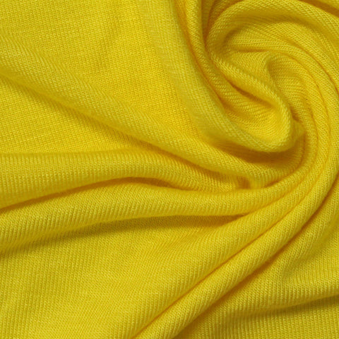 Viscose Stretch Jersey Knit Fabric, 150 gsm, 180 cm — Yellow