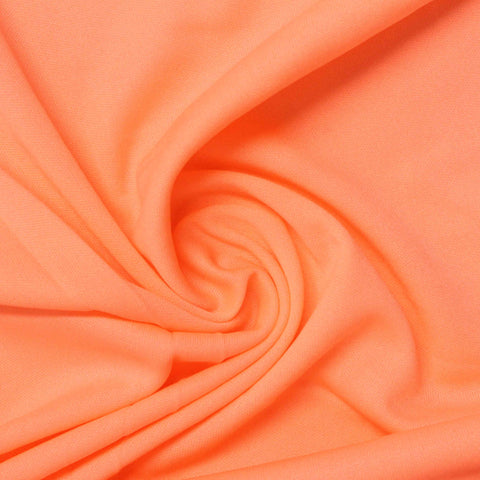 100% Polyester Knit Fabric, 120 gsm, 160 cm — Orange