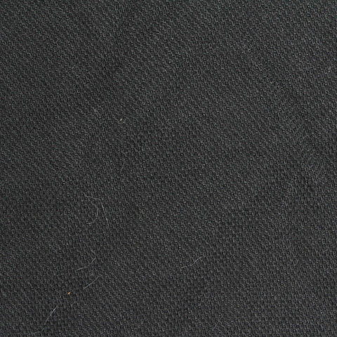 Cotton Polyester Piqué Knit Fabric, 250 gsm, 175 cm — Black