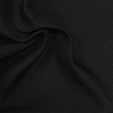 Jacquard 100% Polyester Woven Fabric, 174 gsm — Black — photo 2