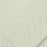 White Geometric-Line Jacquard, Polyester — photo 2