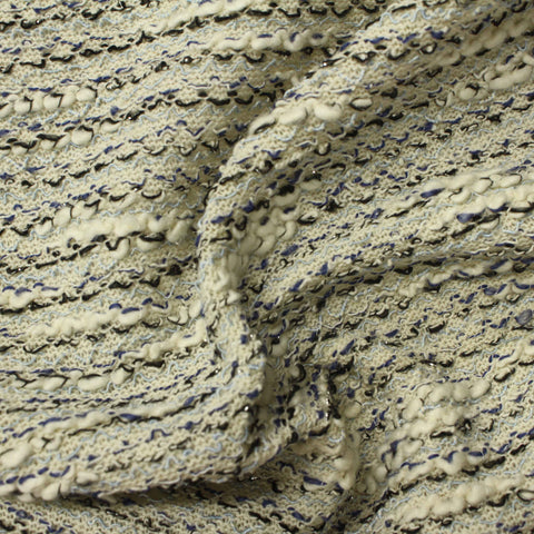 Off-White Marl Chunky Knit, Cotton-Poly