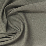 Grey-Green Heather Jersey Knit, Poly-Viscose — photo 2