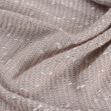 Light Brown Marl Chunky Knit, Poly-Viscose — photo 2