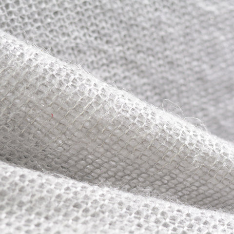 100% Acrylic Chunky Knit Fabric, 284 gsm, 160 cm — Grey