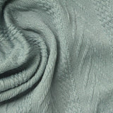Light Blue-Green Chevron Jersey Knit, Polyester — photo 2